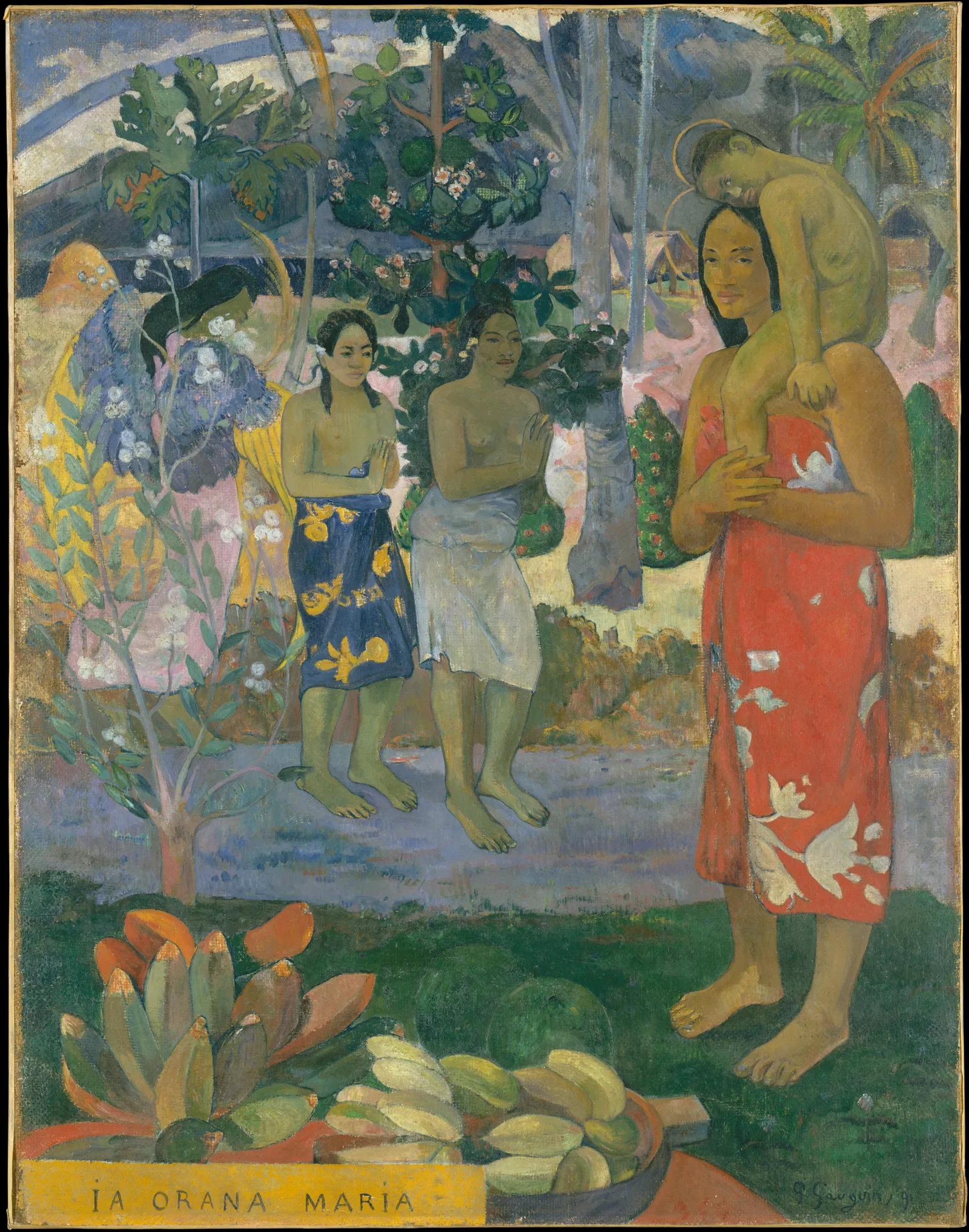 Ia Orana Maria (Hail Mary), Paul Gauguin, 1891