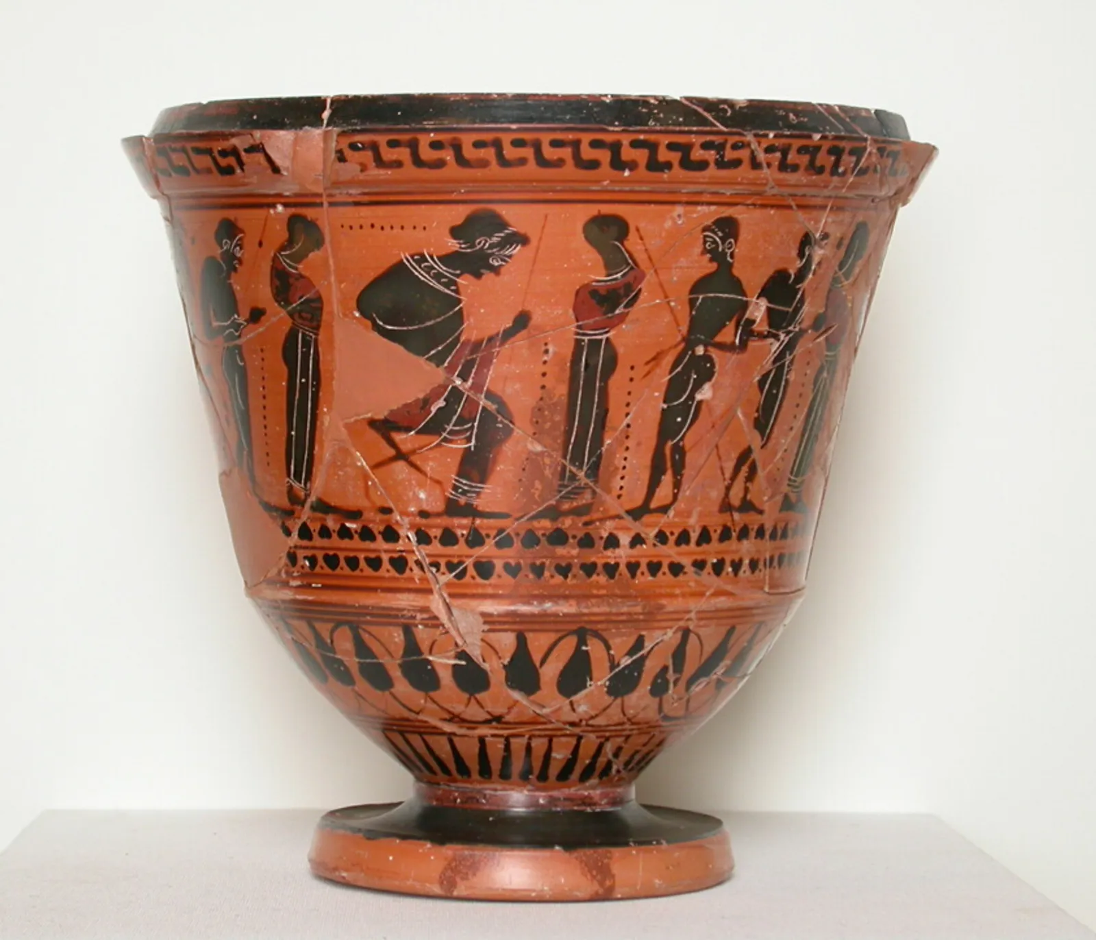 Pyxis (Container for Personal Objects), Ancient Greek, late 6th century BCE