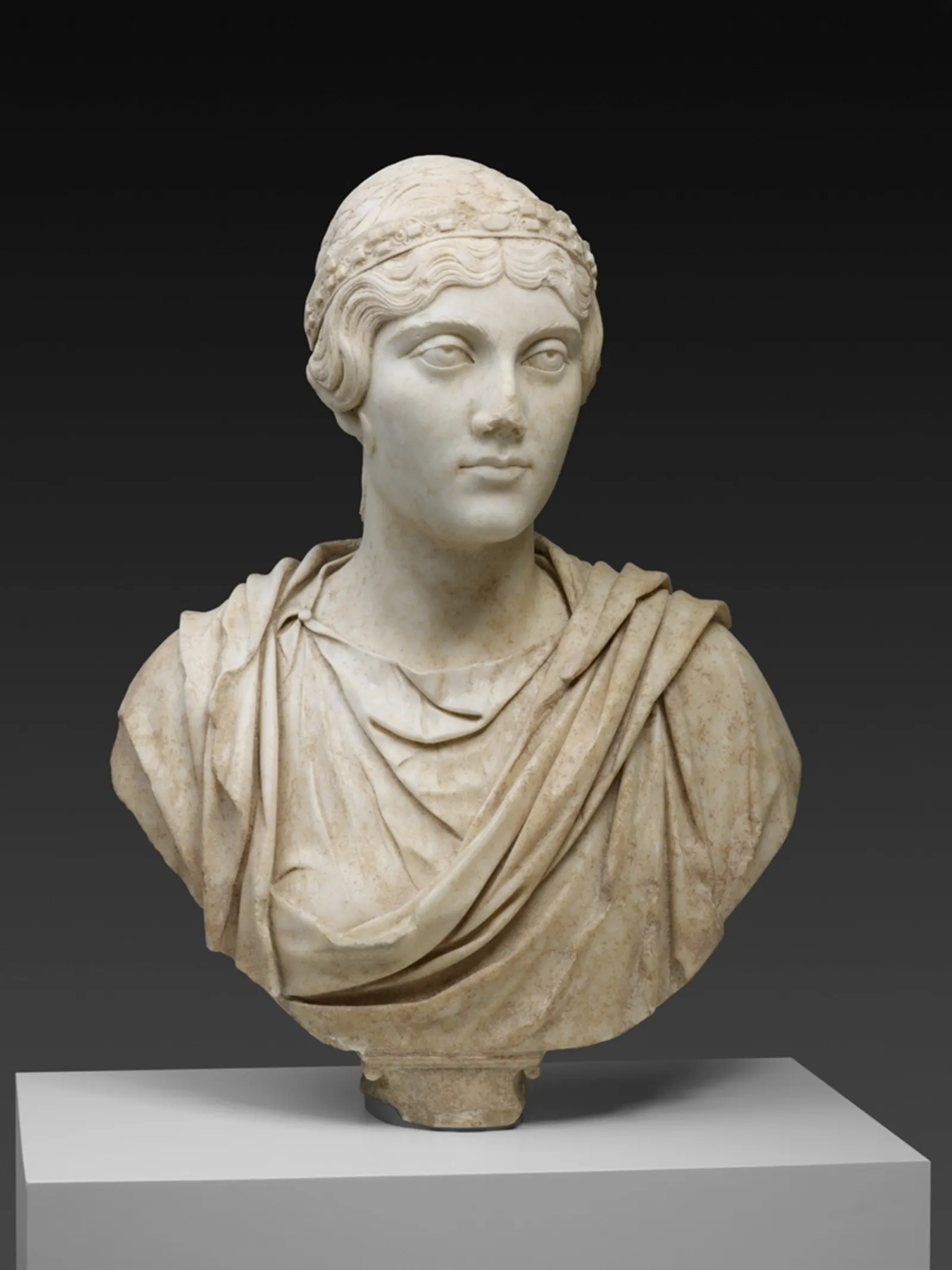 Portrait Bust of a Woman, Ancient Roman, Mid–2nd century