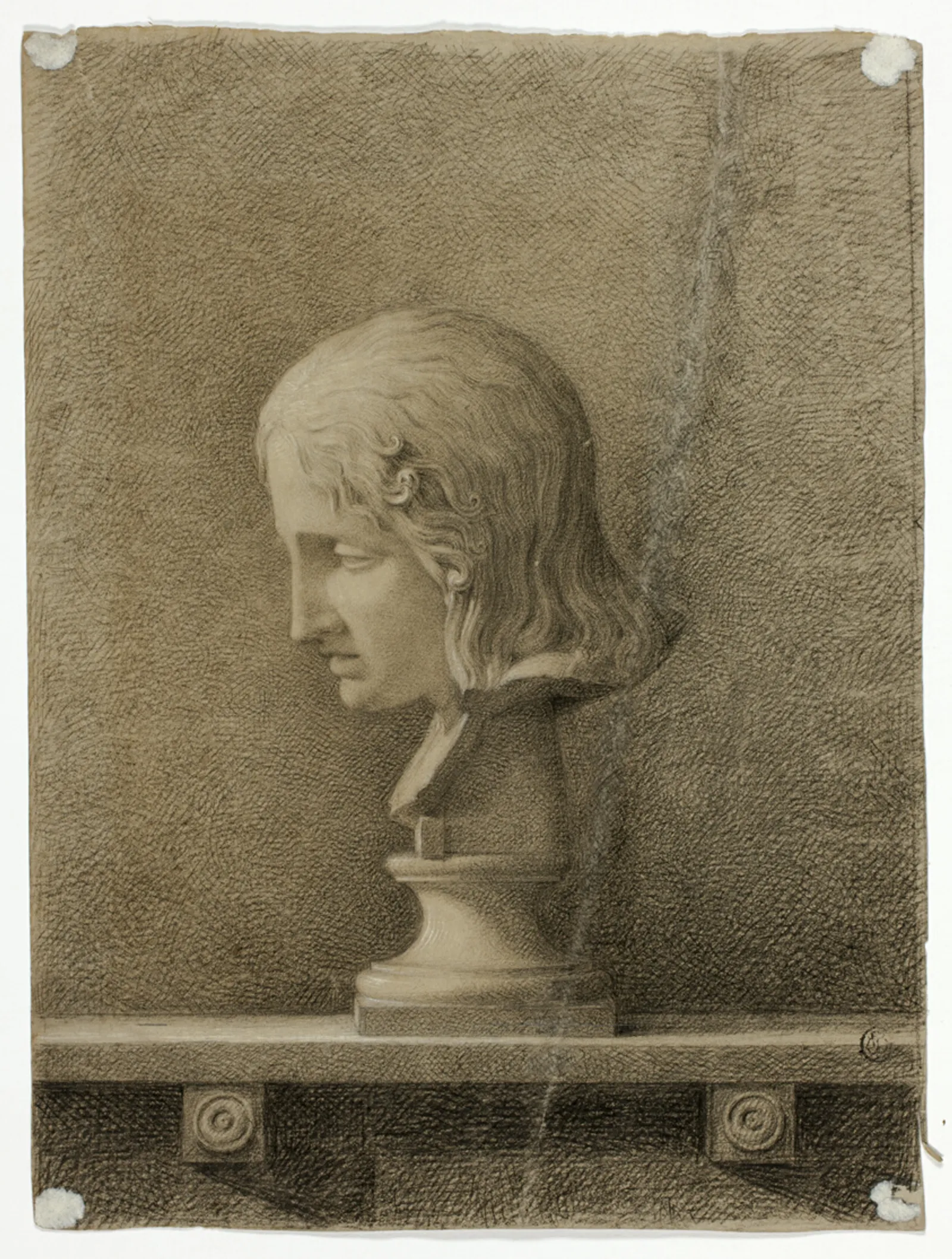 Marble Bust of a Young Man, Unknown artist, n.d.
