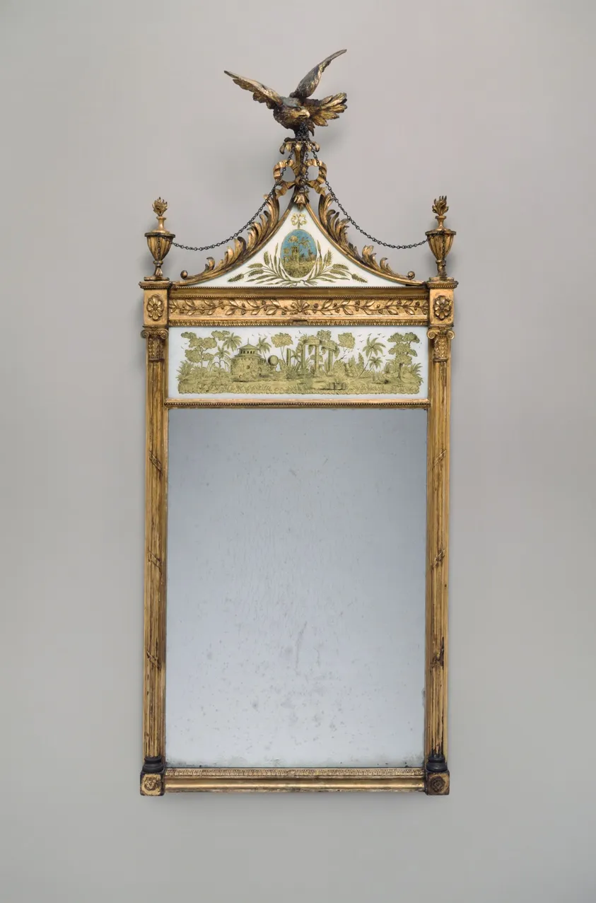 Looking Glass, Artist unknown, 1790–1810