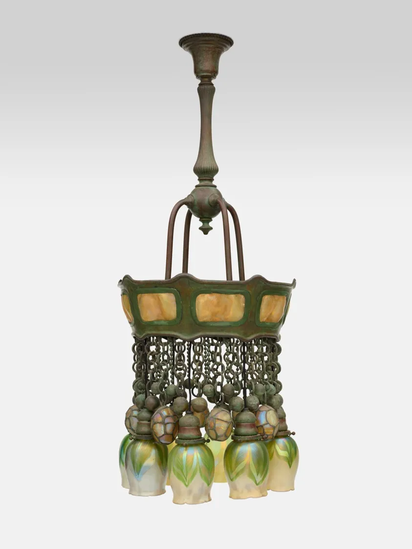 Turtleback Moorish Chandelier, Tiffany Studios (Firm), c. 1900