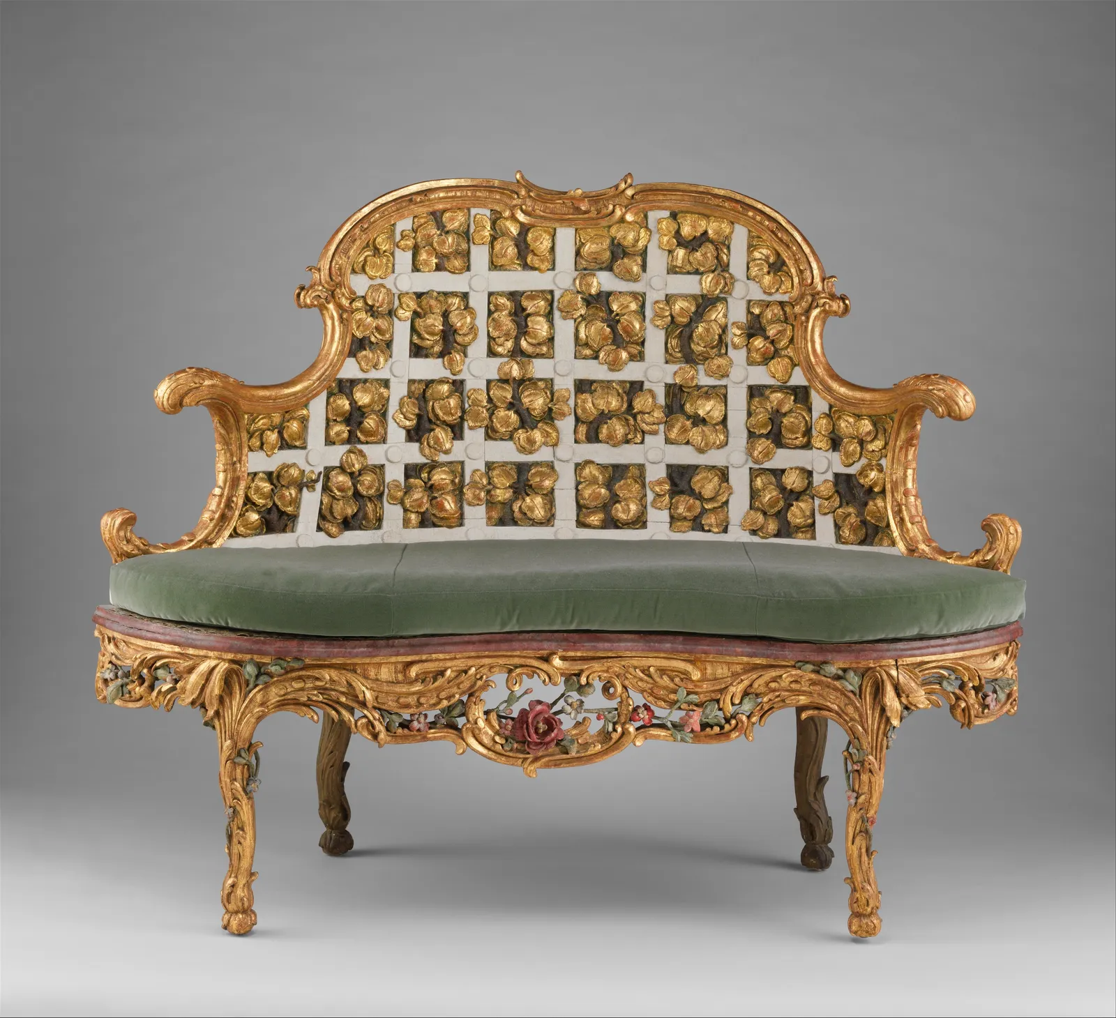 Settee (one of a pair) (part of a set), Johann Michael Bauer, ca. 1763–64