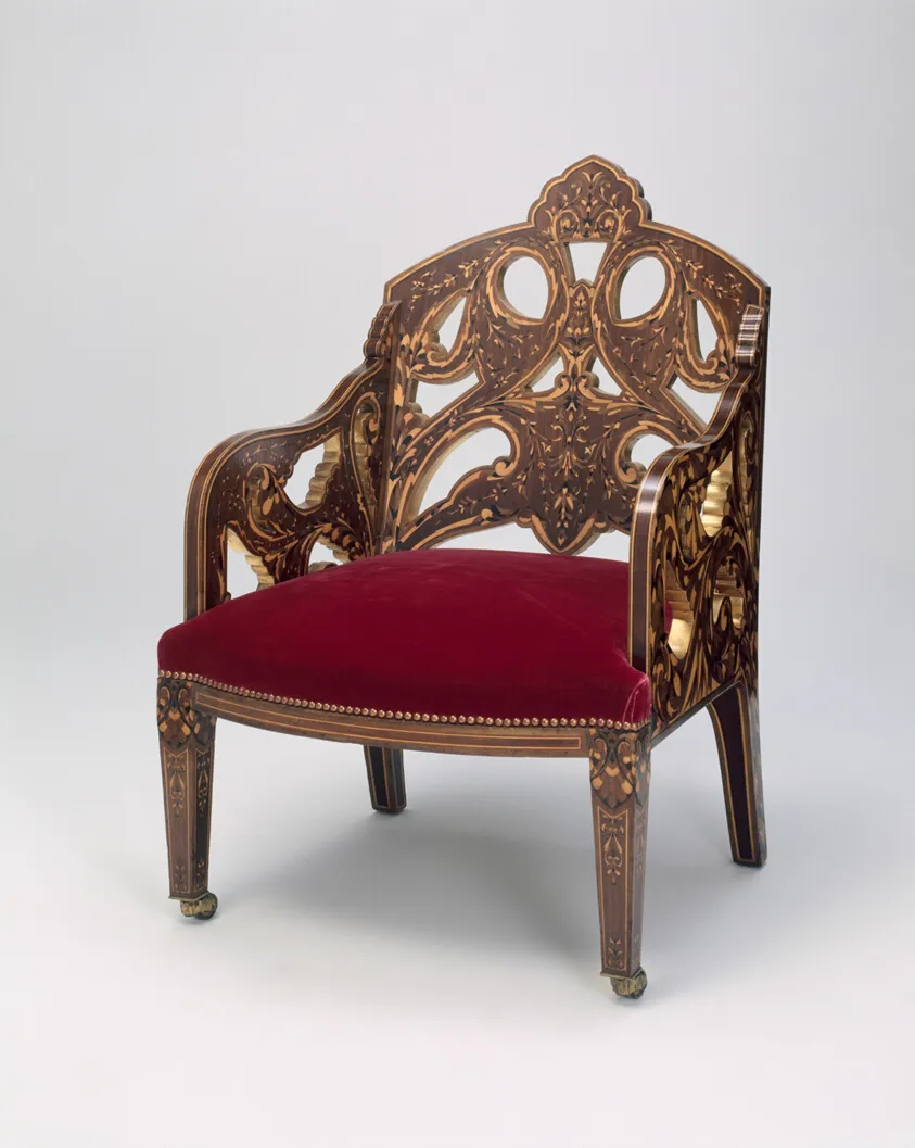 Armchair, Owen Carter Jones, c. 1867–70