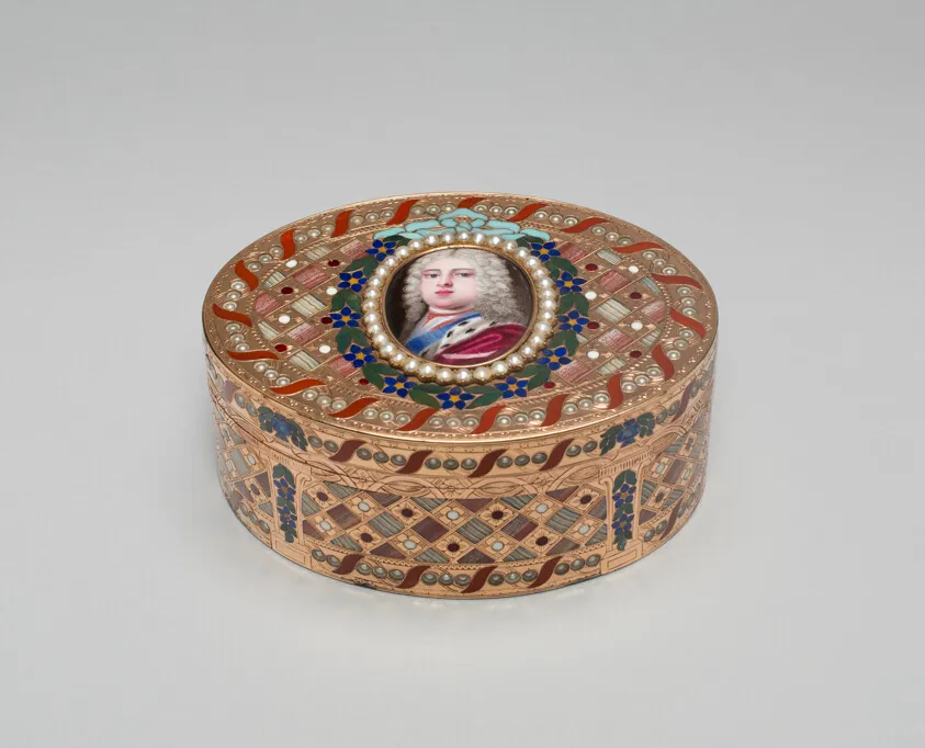 Snuff Box: Portrait of Saxon Prince, Johann Christian Neuber, c. 1775/80