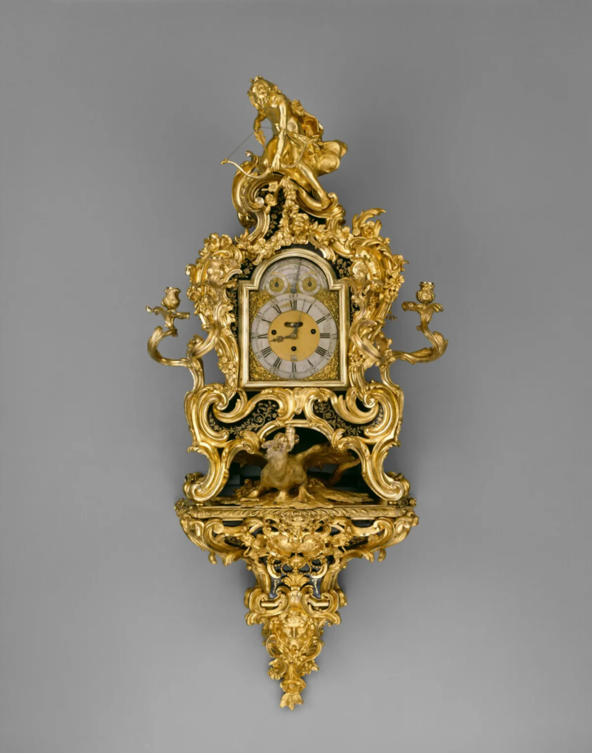 Wall Clock, Jean Pierre Latz, c. 1735–40